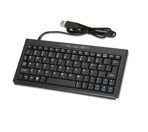 Solidtek Mini Portable Scissor Switch Black Usb Keyboard Kb 3100ub
