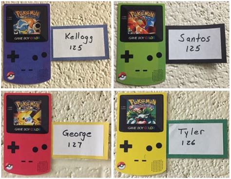 Awesome Gameboy Color And Pokemon Door Decs To Fit A Victory Road