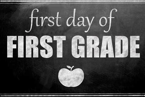 First Day Of School Printable Signs Girl Inspired
