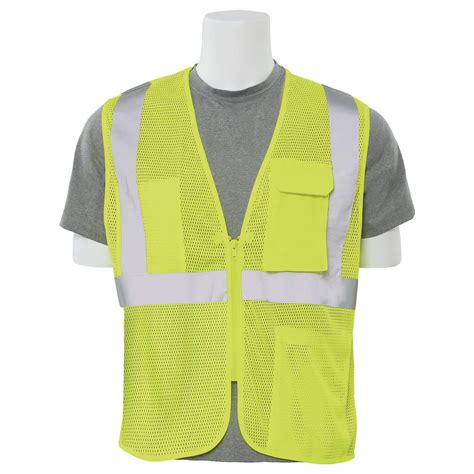 Aware Wear S169 Class 2 Mesh Zipper Ansi Rated Custom Safety Vest