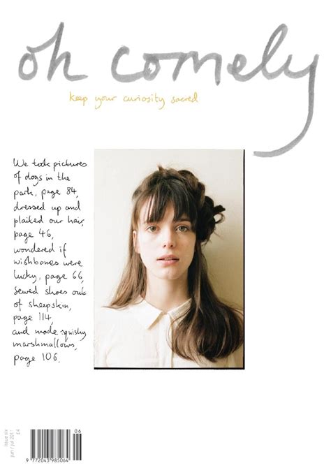 Oh Comely Magazine Issue 6 Magazine Photography Online Magazine