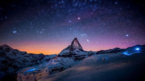 Mountain Night Wallpapers Wallpaper Cave