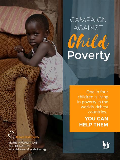 Child Poverty Poster Template Visme