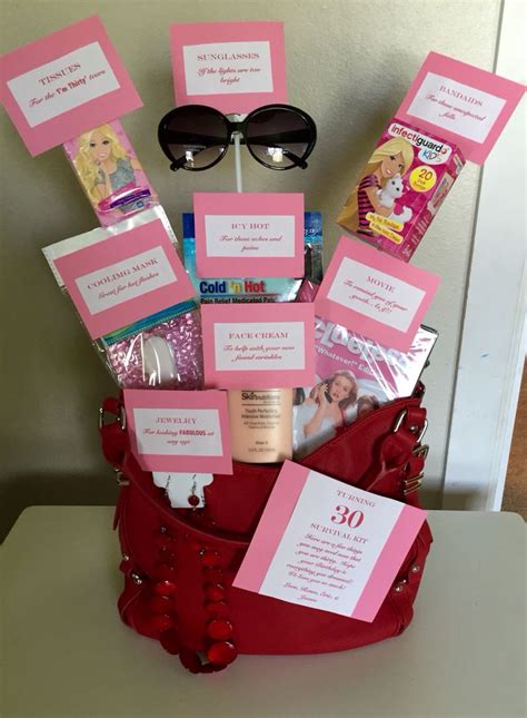 Give them a birthday to remember by choosing a present from our huge range of unique find the perfect birthday gift inspiration in our fantastic range of personalised birthday presents. 30th Birthday Survival kit: Band aids-for those unexpected ...