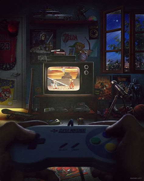 720p Free Download Childhood Retro Gaming By Rachid Lotf