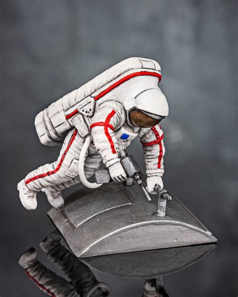 Space Collectibles Astronaut Model Dzhanibekov Salute 7 Repair Etsy