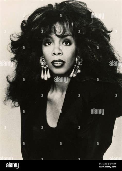American Singer And Songwriter Donna Summer 1980s Stock Photo Alamy