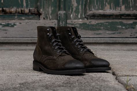 Sale Dark Olive Suede Thursday Boots In Stock