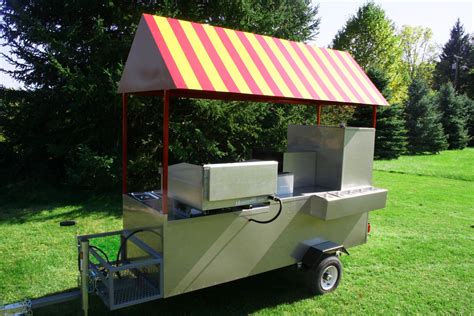 Food Carts For Sale Hot Dog Cart Fridge Griddle And Fryer Sinks