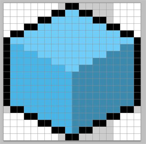 To make it easier, you can click + drag to color more than one block. Cube en pixel art Trouvez le tutoriel Photoshop CS4/CS5 ...