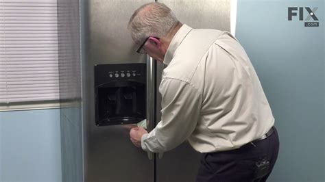 Frigidaire Refrigerator Repair How To Replace The Ice Dispenser Door