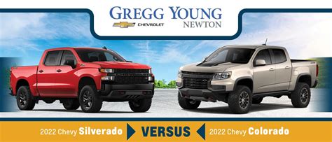 2022 Chevy Silverado 1500 Vs Colorado Truck Comparison