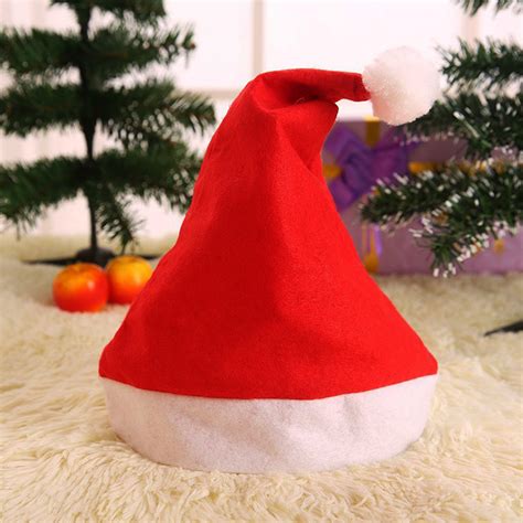 Wholesale Santa Hat Felt Christmas Xmas Hat Santa Claus Hats Ebay