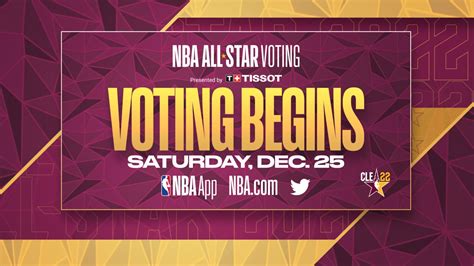 Nba All Star Voting Presented By Tissot Tips Off Christmas Day