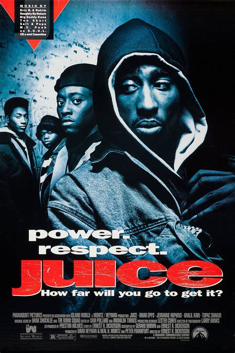 Juice Movie Tupac Shakur Poster 24x36 Inches Etsy