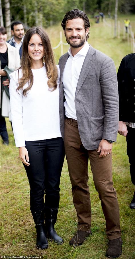 Prince Carl Philip And Princess Sofia Of Sweden All Smiles On First