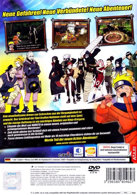 Naruto Uzumaki Chronicles 2 2006 Playstation 2 Box Cover Art Mobygames
