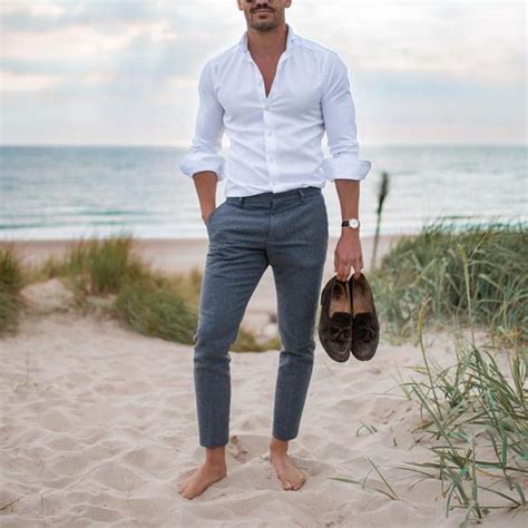 This dress is stunning, isn't it? 24 Beach Wedding Guest Outfits For Men - crazyforus