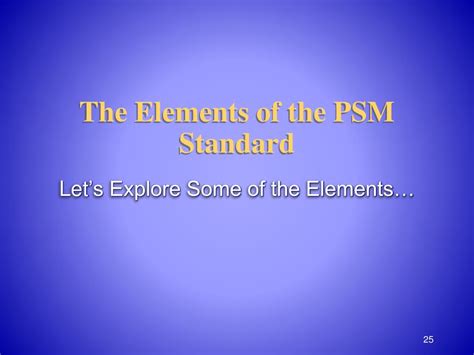 Osha process safety management (psm) program is nearly two decades old and i believe that the 14 psm elements provide a good basic framework for facilities to create a. PPT - Process Safety Management of Highly Hazardous ...