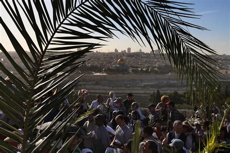 Palm Sunday Procession In Jerusalem Zimbio
