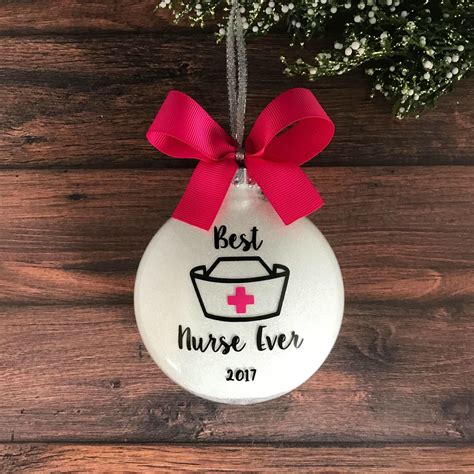 Personalized Nurse Gift Ideas Nurse Ornament Gift For Nurse Etsy Nurse Ornaments Ornament