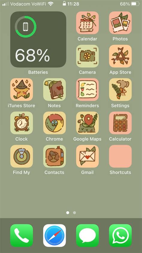Cottagecore/Animal Crossing IOS 14 Home Screen in 2021 | Iphone photo
