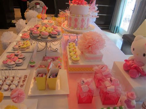 Hello kitty was born in the uk capital of london, and lives with both her parents and her twin sister (and best friend) mimmy. 33 Hello Kitty Birthday Party Ideas | Table Decorating Ideas