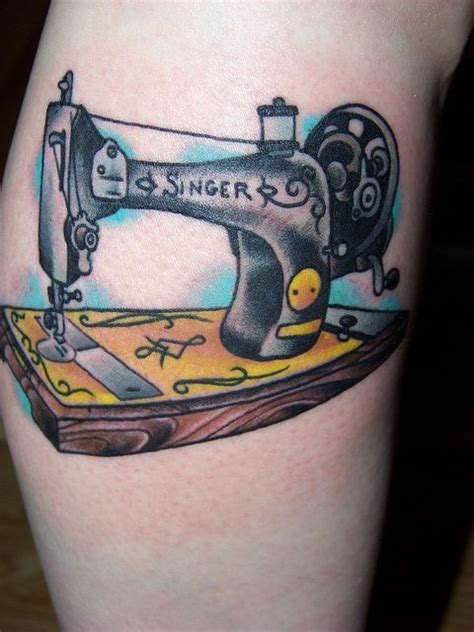 Super Sweet Sewing Machine Tattoo By Ninjamomm Via Flickr Sewing