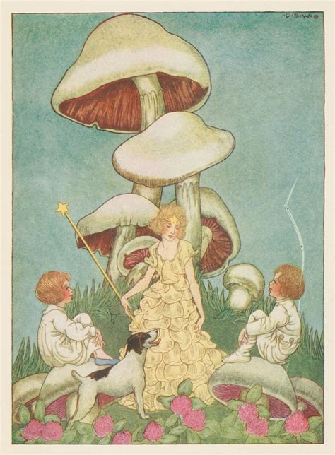 Beautiful Illustration Vintage Fairies Illustration Art