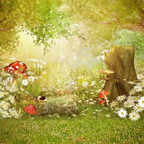 Fairy Tale Spring Wonderland Forest Mushroom Photography Etsy