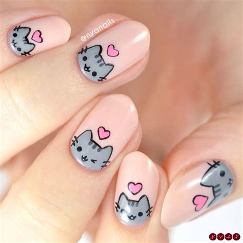 Y empezamos esta colección de uñas decoradas sencillas con diseño super fácil de nubes sobre una base rosa! Uñas para Niñas - Diseños y decoraciones faciles para ellas 2020 | Uñas decoradas con gatos ...