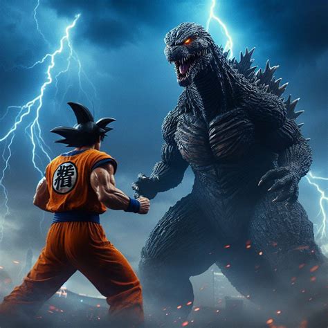 Godzilla Vs Goku By Prehistoricpark96 On Deviantart