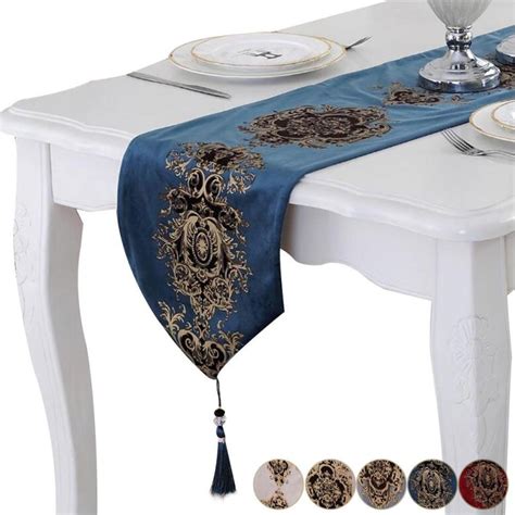 This runner is a perfect centerpiece for your table. Hot Sale Nordic Luxury Table Runner Table Coth European ...