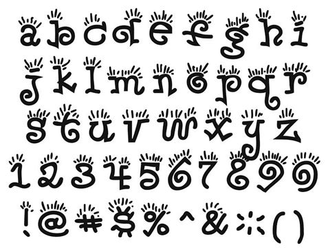 Letras Para Tarjetas Abecedario Hand Lettering Alphabet Lettering