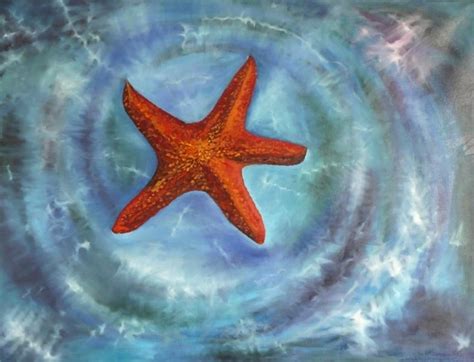 Sea Star Painting By Tiha Toleva Fine Art America