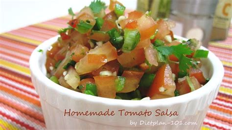 Fresh Homemade Tomato Salsa Recipe Dietplan Youtube