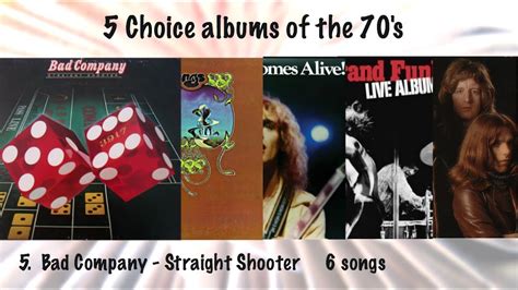 Choice Albums Of The 70s Straight Shooter By Bad Company 1975