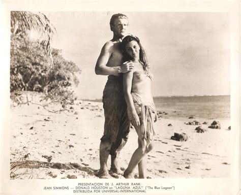 Jean Simmons And Donald Houston In The Blue Lagoon Original Vintage