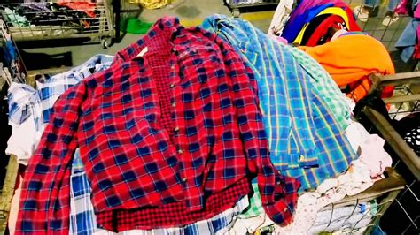 bulk wholesale used clothing men and women flannel shirt sort second hand clothes buy used