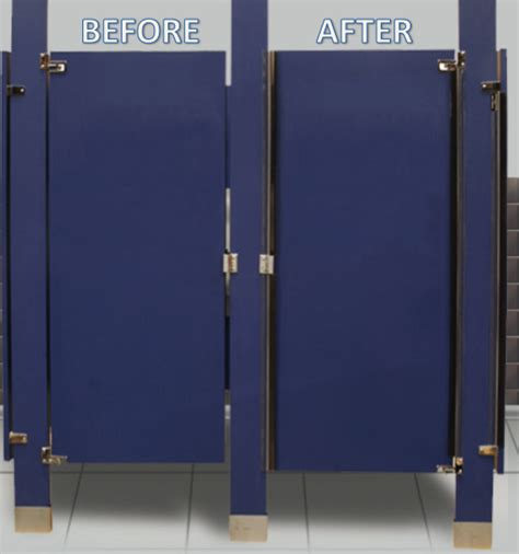 Bathroom Partition Door Privacy Strip Kit 650 1010 Tph Supply Tph