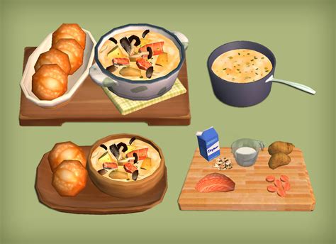 Jacky93sims — Creamy Soups Food For The Sims 2