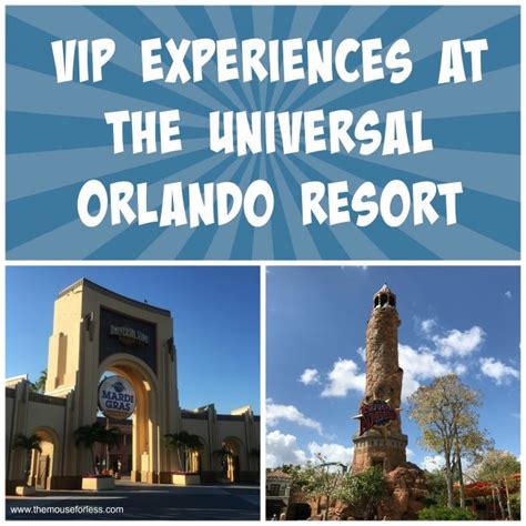Vip Experiences At Universal Orlando Resort Universal Orlando In 2020