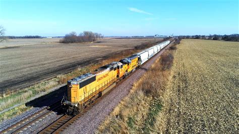 Up 4261 West An Sd70m Long Hood Forward With Drone Views On 11 12