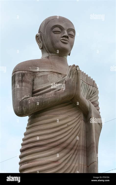 Ancient Giant Buddha Statue In Bodhgaya India Bodhgaya Is The Most