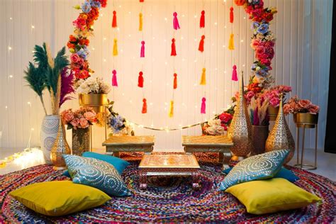 10 Easy Mehndi Decoration Ideas For Bridal Mehndi Ceremony