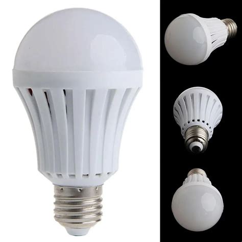 Led Smart Rechargeable E27 Emergency Light Bulb Lamp Home Commercial