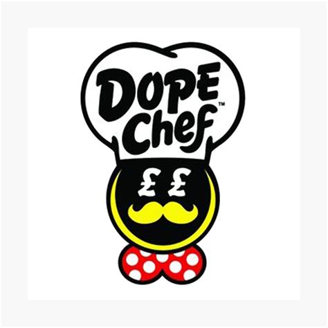 Dope Chef Logo Photographic Print By Codcommunity Redbubble