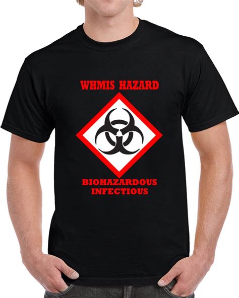 Whmis Hazard Symbol Biohazardous Infectious T Shirt Hazard Symbol