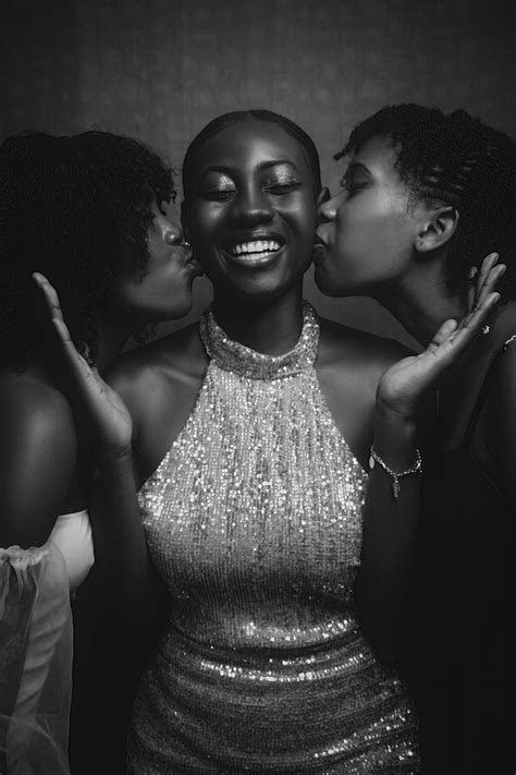 Download Sexy Black Women Kissing Each Other Wallpaper | Wallpapers.com
