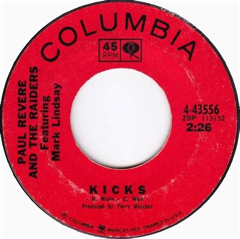 Kicks Paul Revere And The Raiders 1966 Oldies Music Music